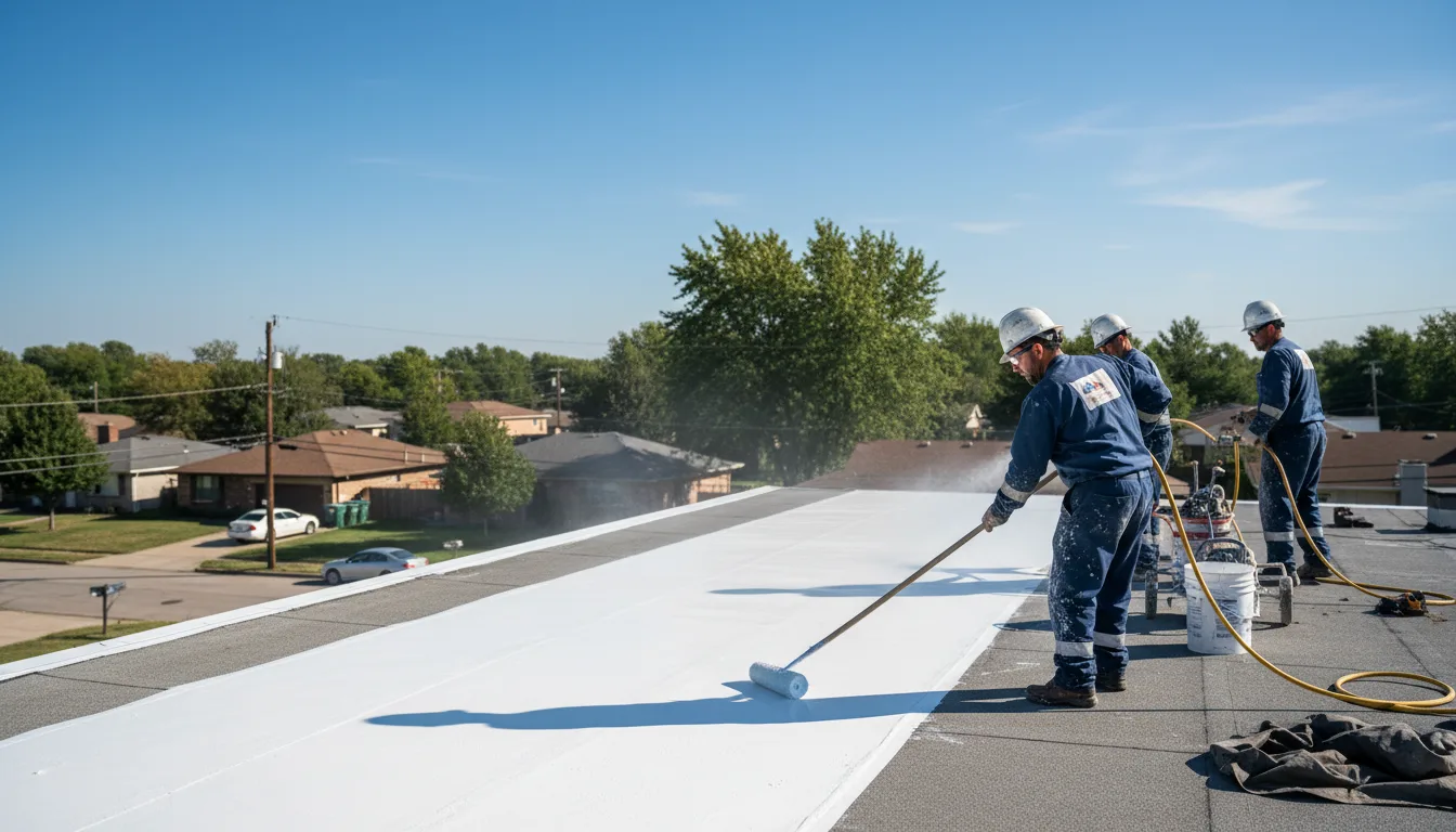 Commercial roof coating in Tumtum, WA near me